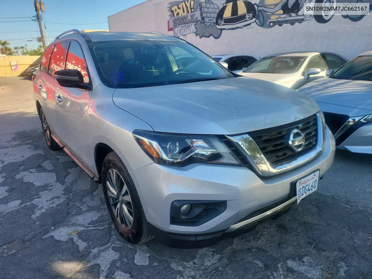 2018 Nissan Pathfinder S VIN: 5N1DR2MM7JC662167 Lot: 76416704