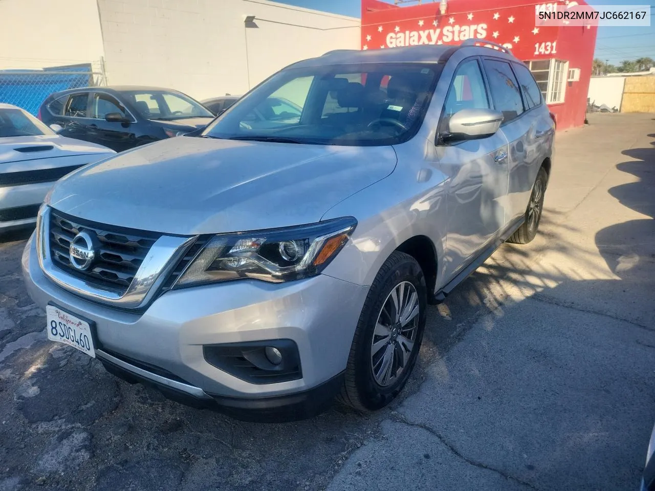 2018 Nissan Pathfinder S VIN: 5N1DR2MM7JC662167 Lot: 76416704