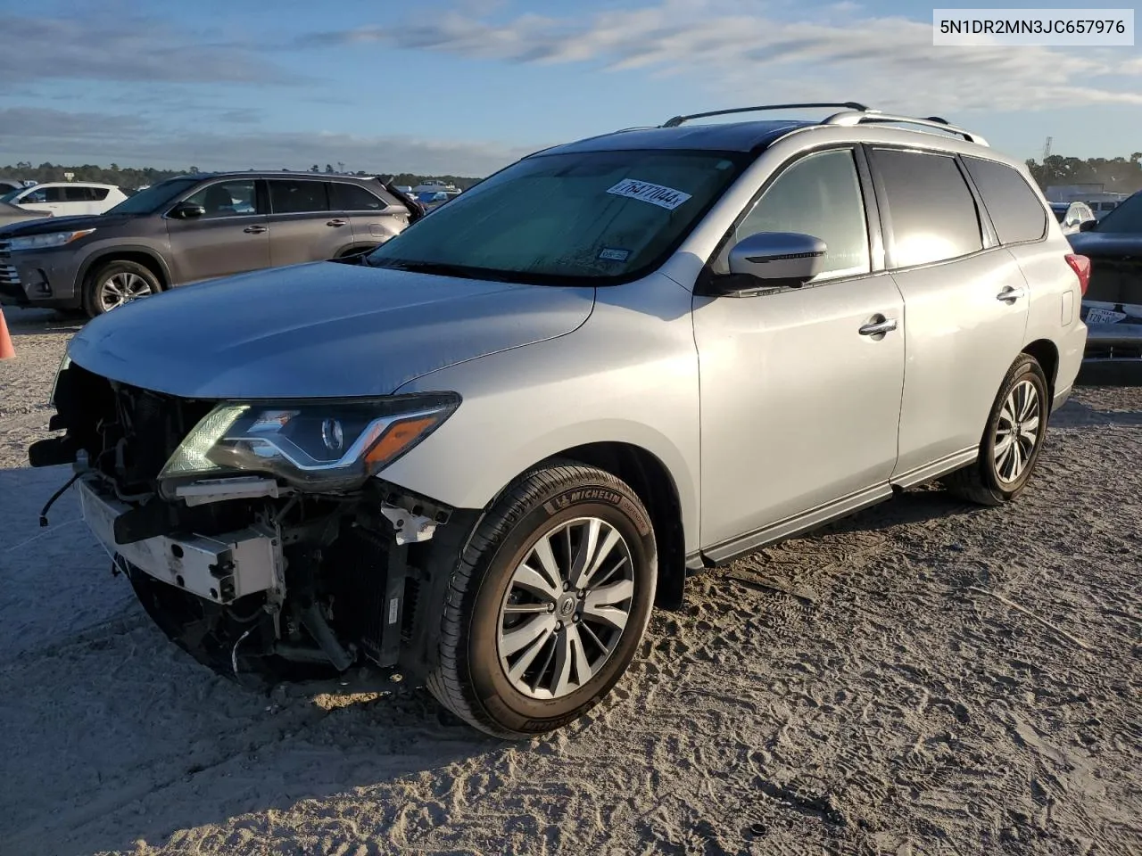 2018 Nissan Pathfinder S VIN: 5N1DR2MN3JC657976 Lot: 76477044