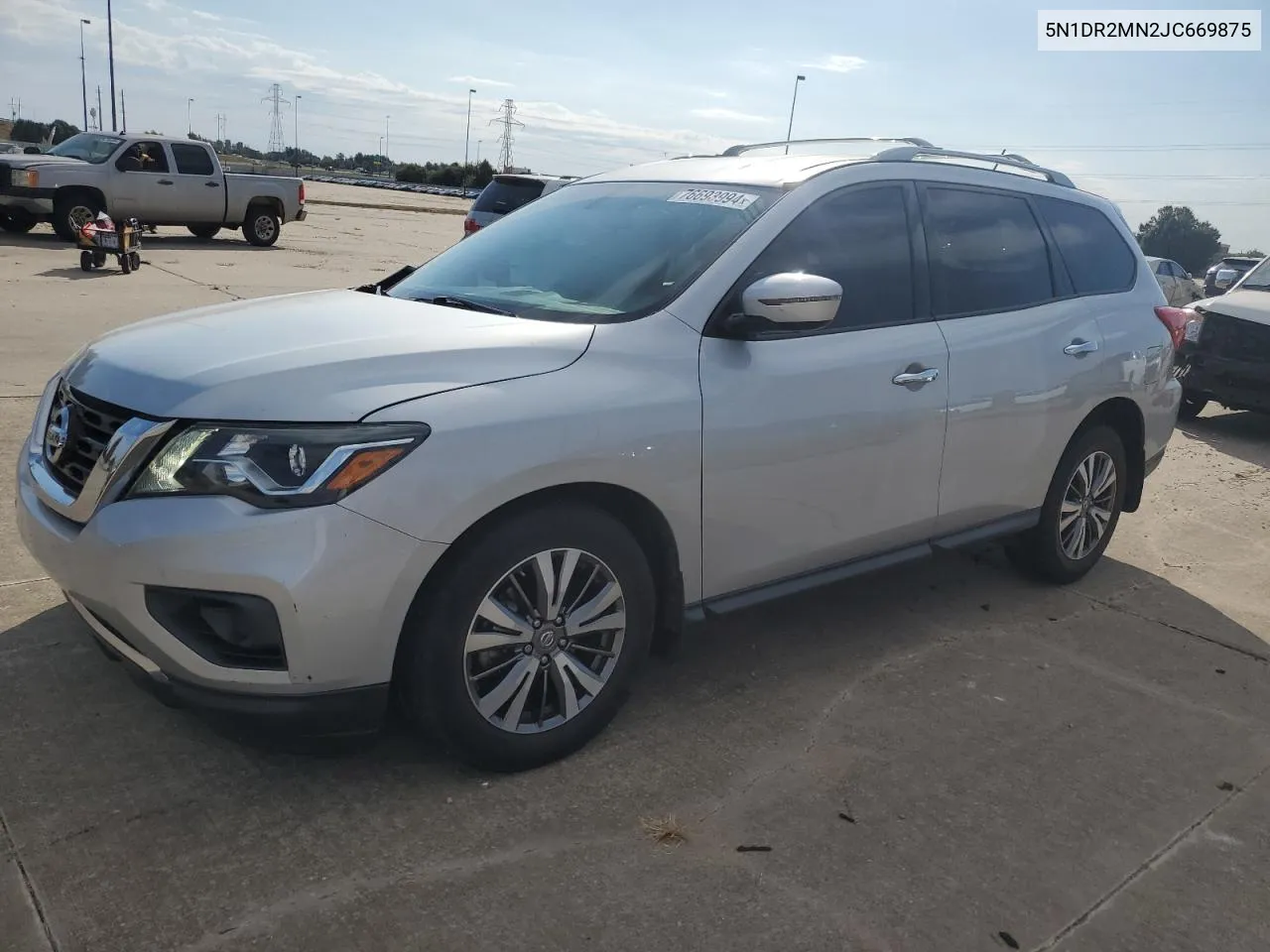 2018 Nissan Pathfinder S VIN: 5N1DR2MN2JC669875 Lot: 76693994