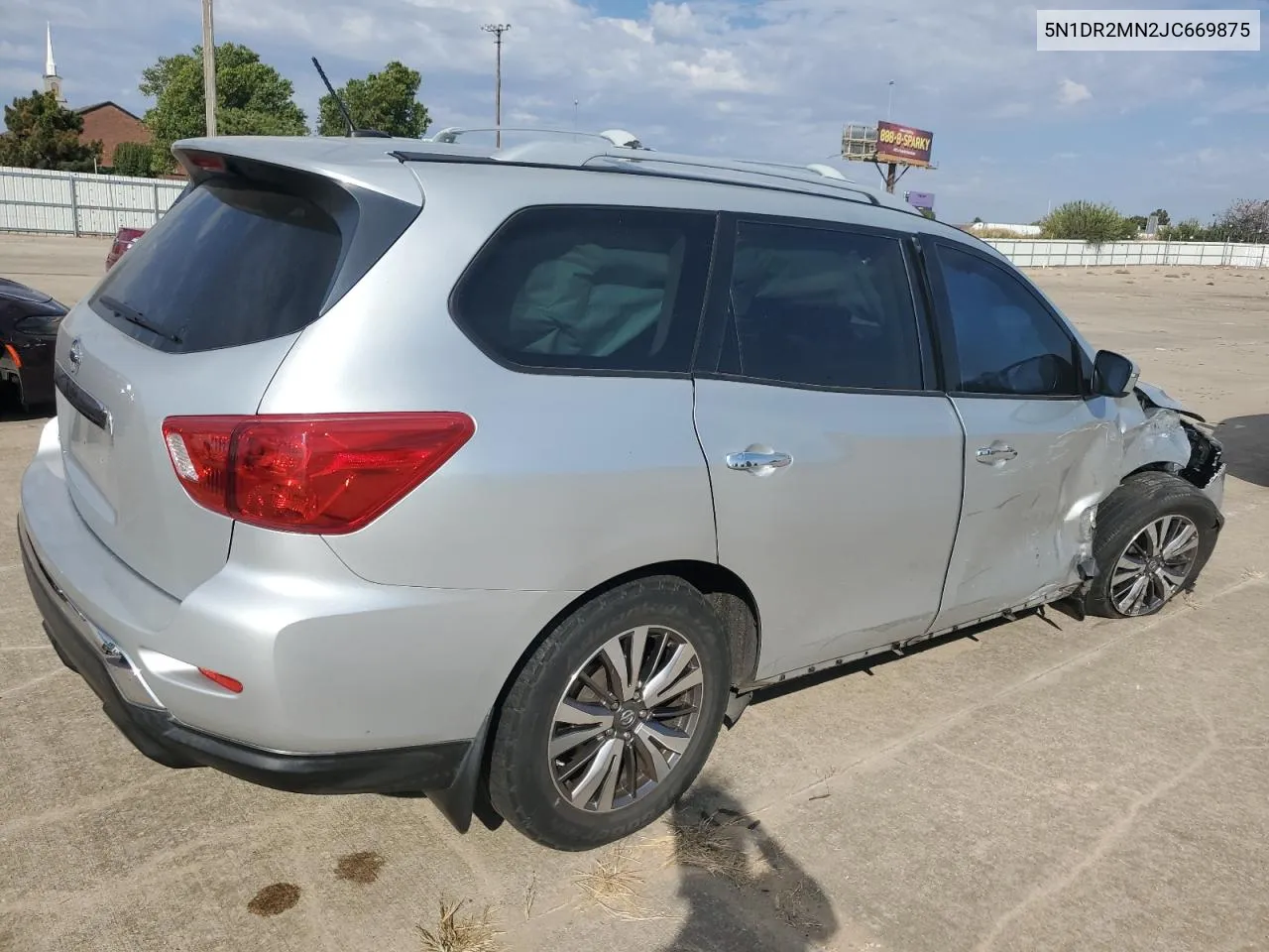 2018 Nissan Pathfinder S VIN: 5N1DR2MN2JC669875 Lot: 76693994