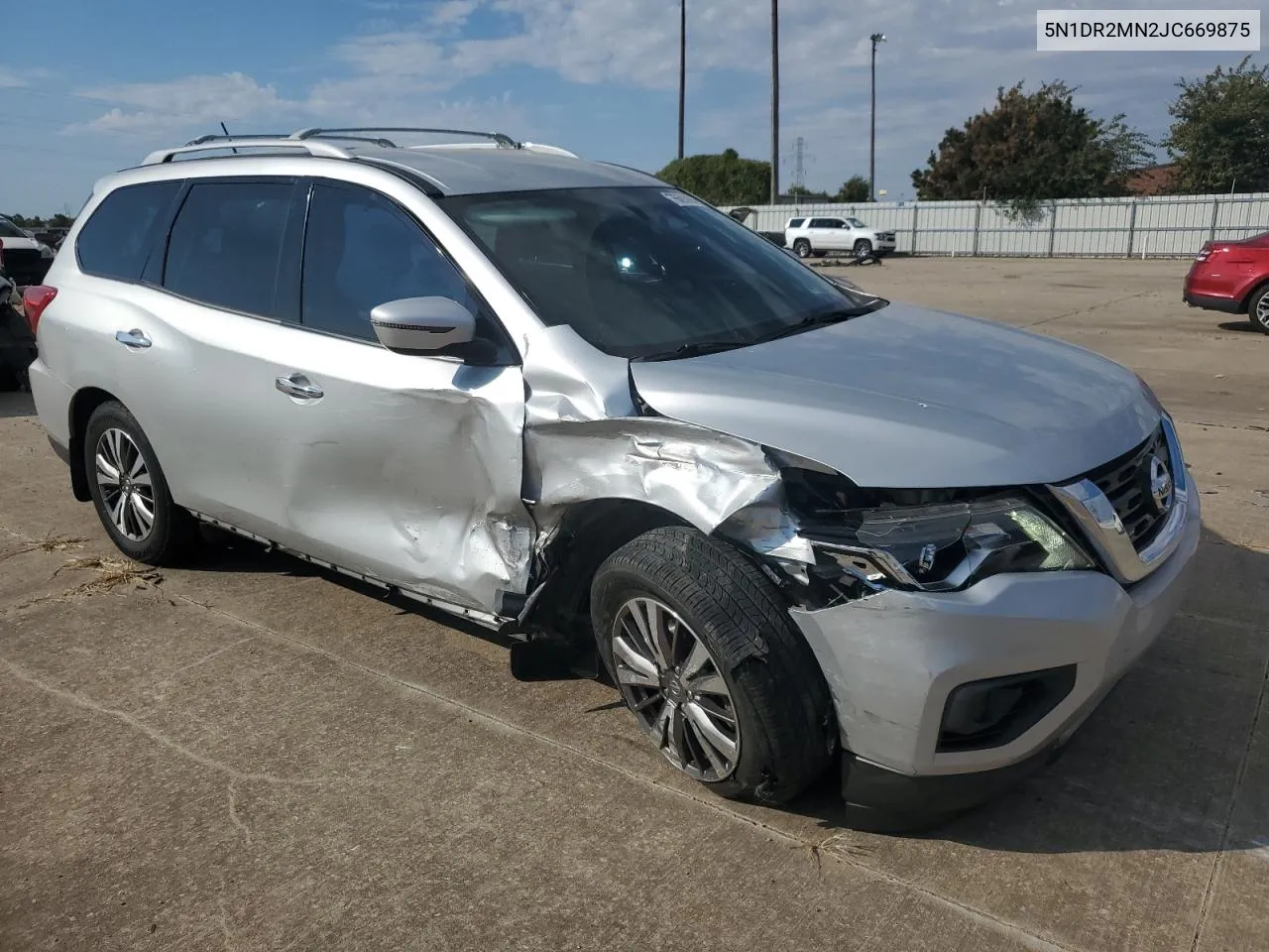 2018 Nissan Pathfinder S VIN: 5N1DR2MN2JC669875 Lot: 76693994