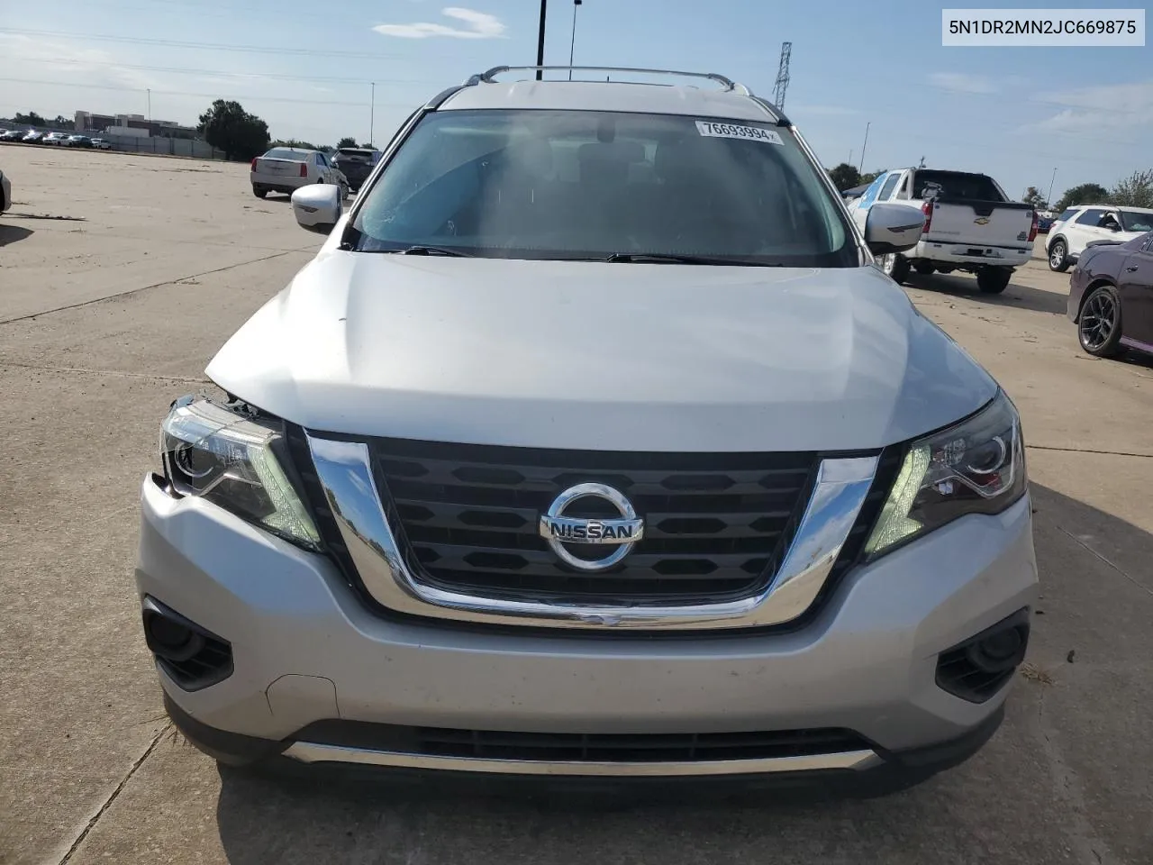 2018 Nissan Pathfinder S VIN: 5N1DR2MN2JC669875 Lot: 76693994