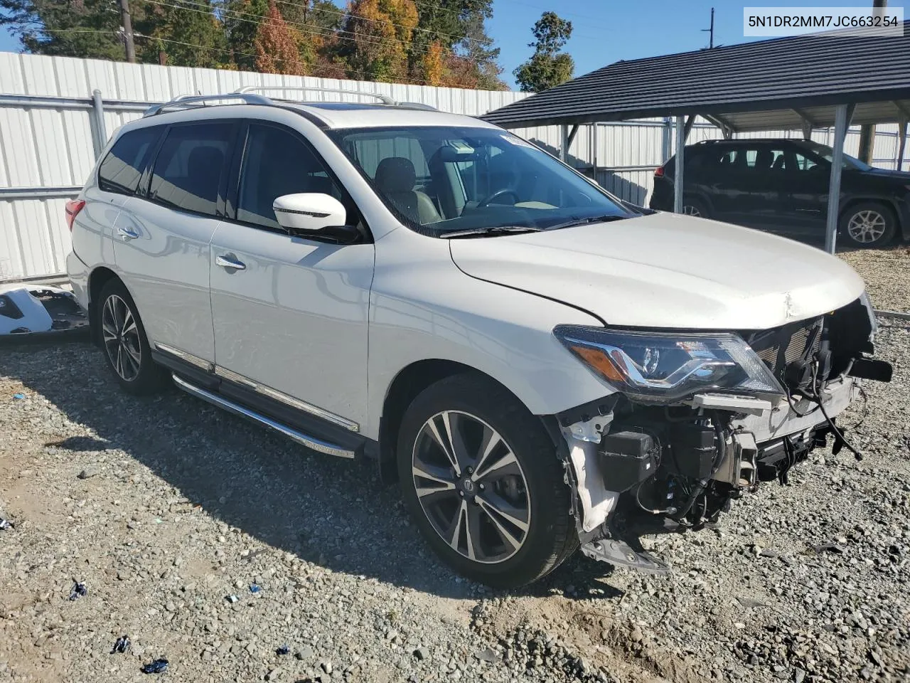 2018 Nissan Pathfinder S VIN: 5N1DR2MM7JC663254 Lot: 76910934