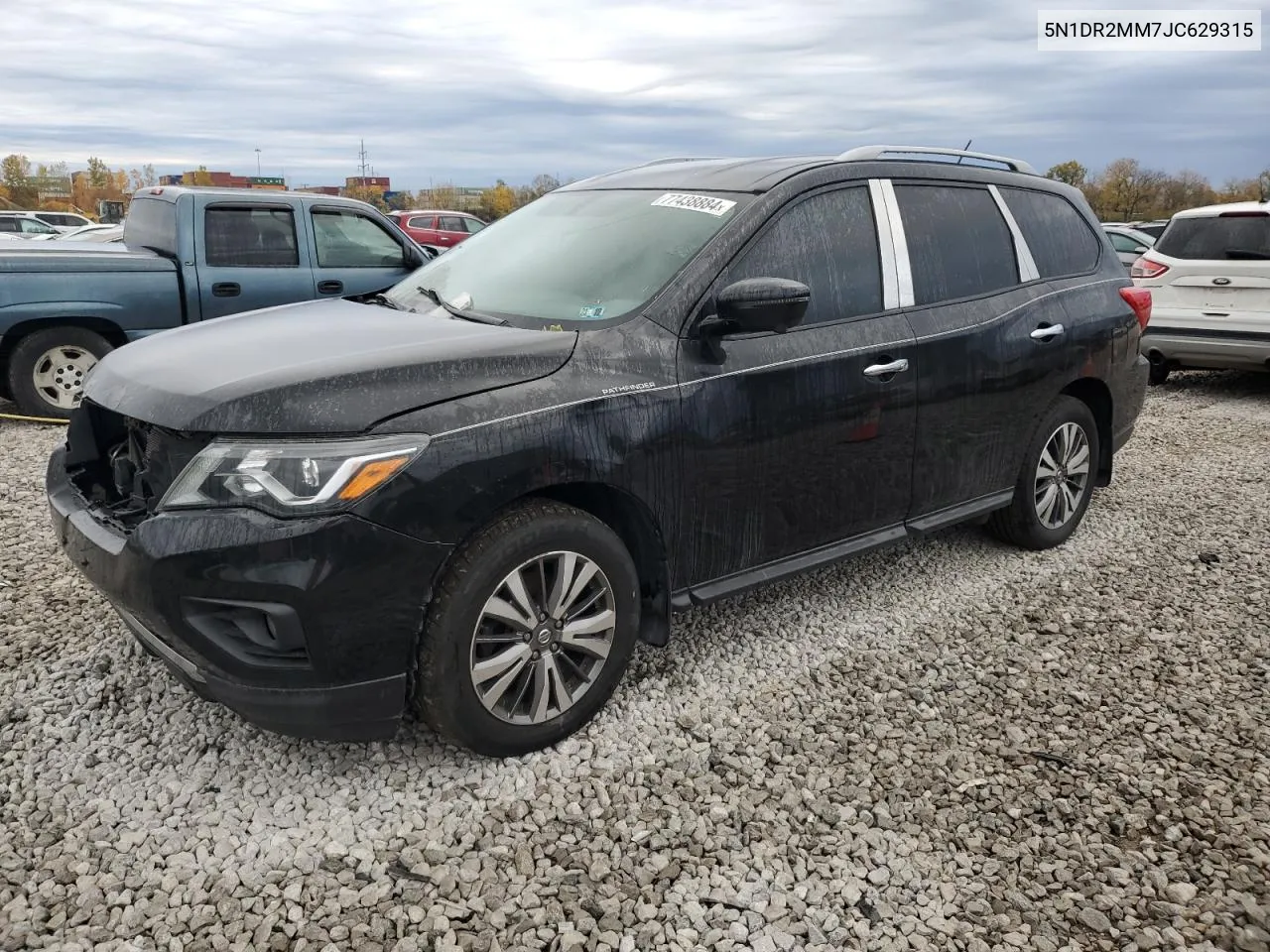 2018 Nissan Pathfinder S VIN: 5N1DR2MM7JC629315 Lot: 77438884