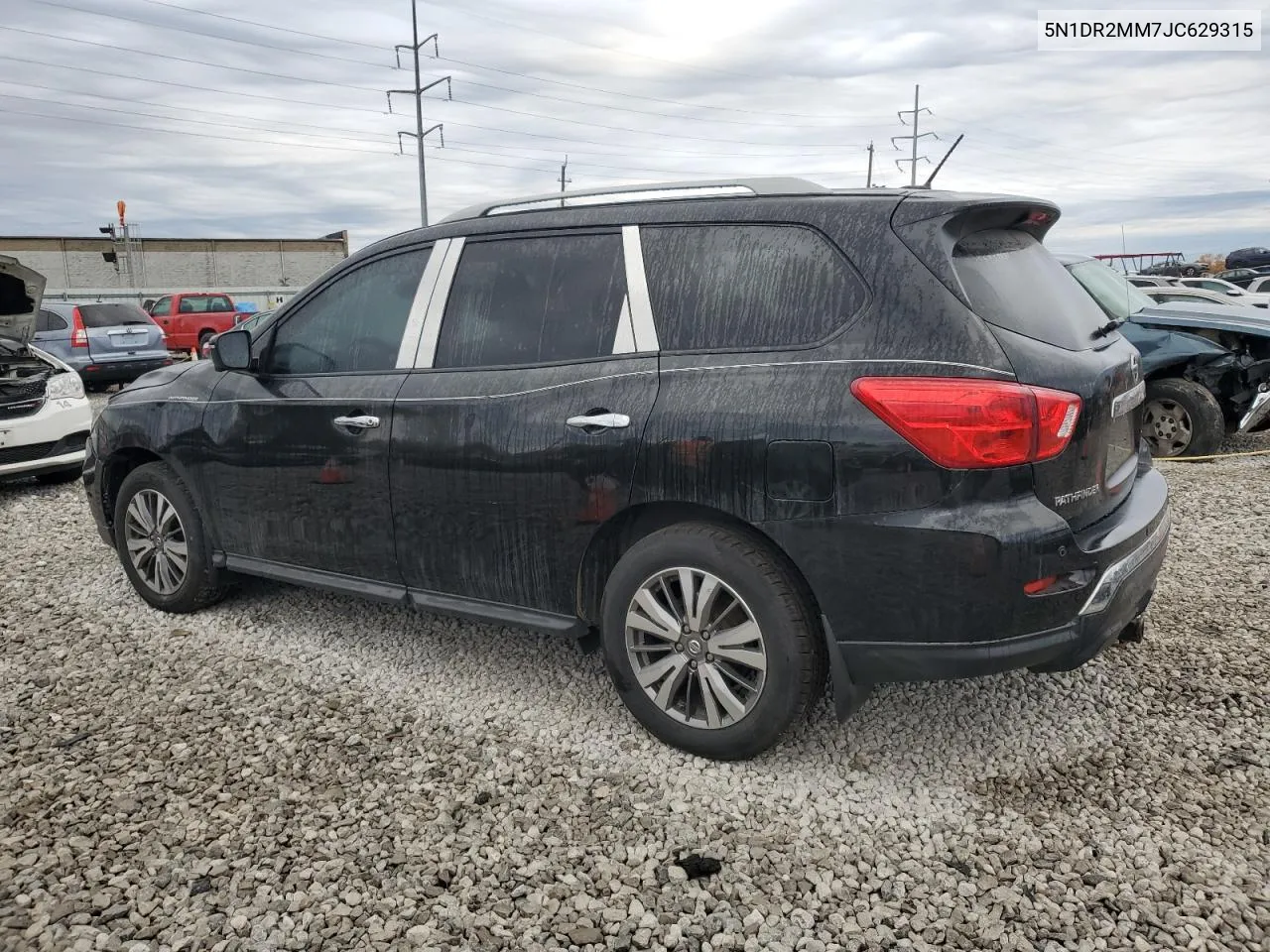 2018 Nissan Pathfinder S VIN: 5N1DR2MM7JC629315 Lot: 77438884