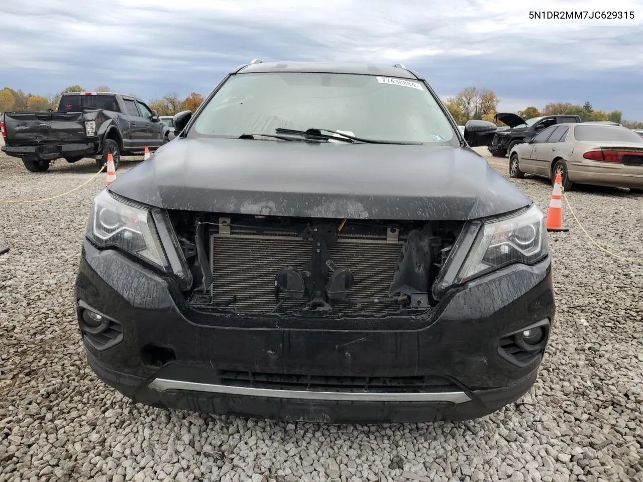 2018 Nissan Pathfinder S VIN: 5N1DR2MM7JC629315 Lot: 77438884