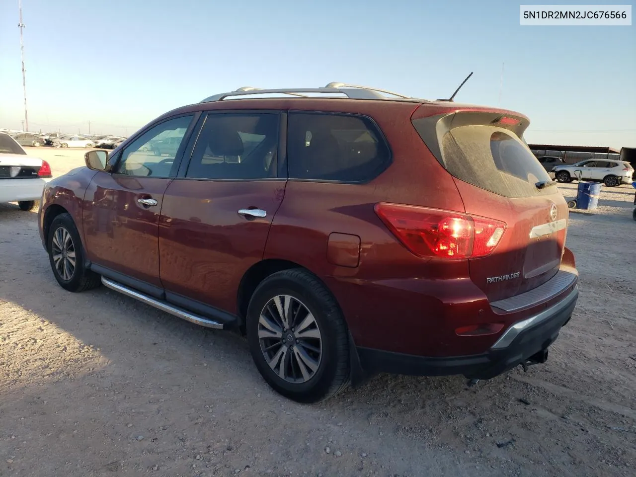 2018 Nissan Pathfinder S VIN: 5N1DR2MN2JC676566 Lot: 77452524