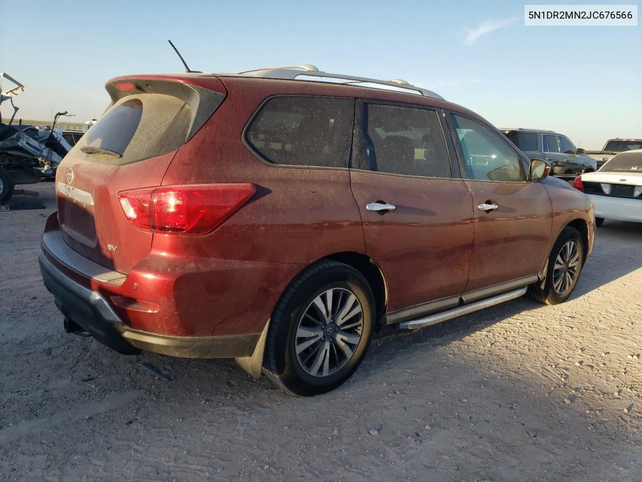 2018 Nissan Pathfinder S VIN: 5N1DR2MN2JC676566 Lot: 77452524