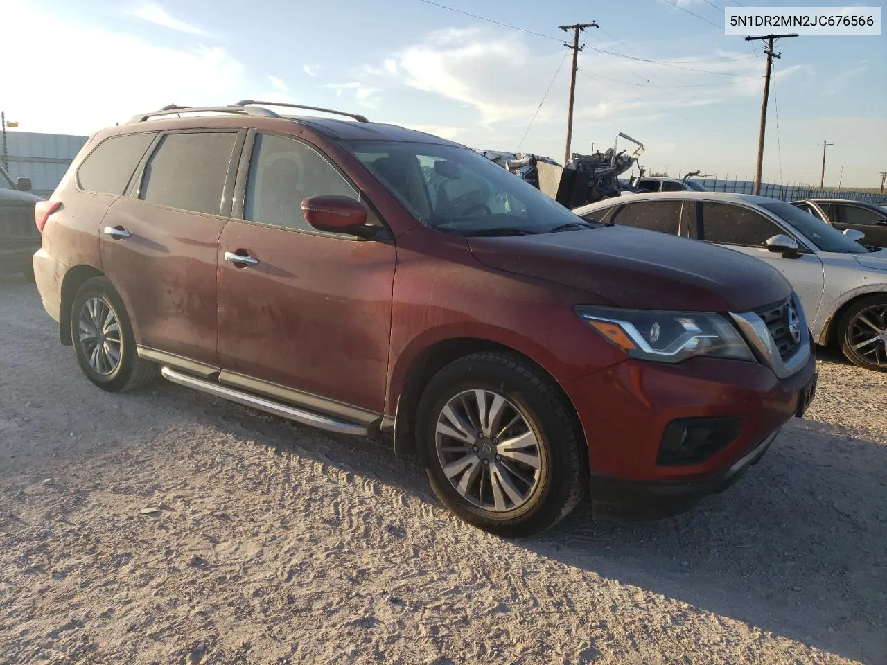 2018 Nissan Pathfinder S VIN: 5N1DR2MN2JC676566 Lot: 77452524