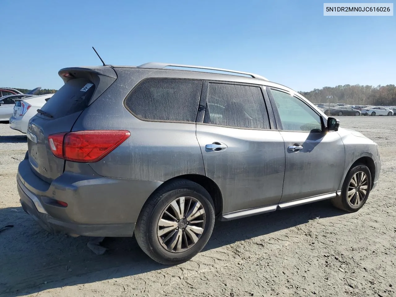 2018 Nissan Pathfinder S VIN: 5N1DR2MN0JC616026 Lot: 77504014