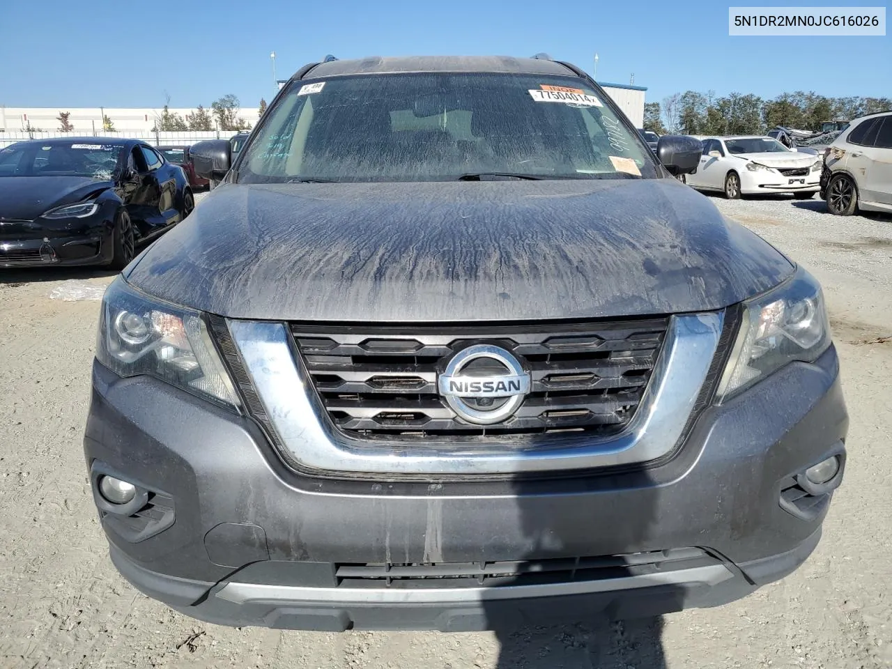 2018 Nissan Pathfinder S VIN: 5N1DR2MN0JC616026 Lot: 77504014