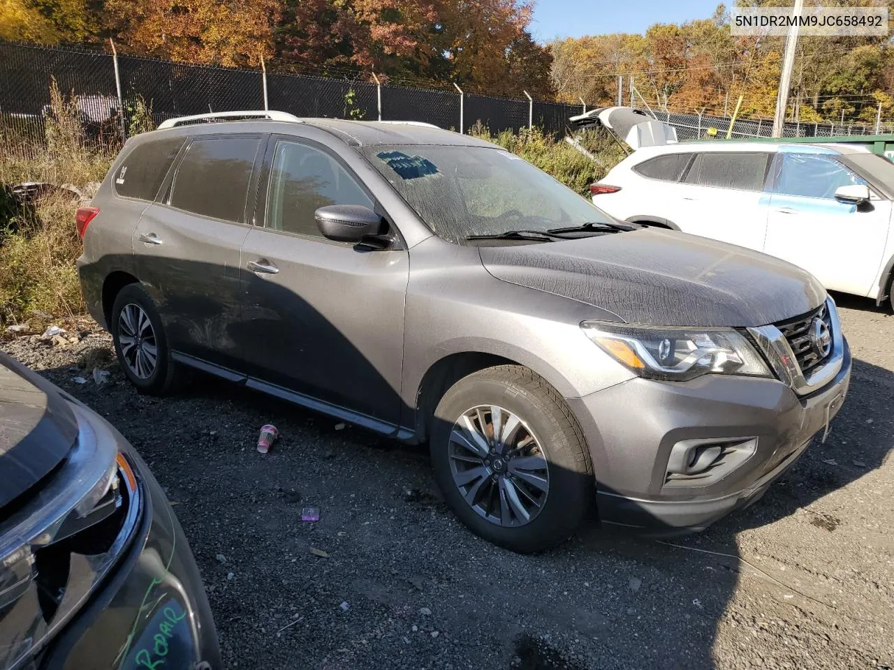 2018 Nissan Pathfinder S VIN: 5N1DR2MM9JC658492 Lot: 77589944