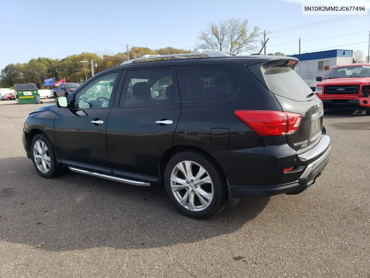 2018 Nissan Pathfinder S VIN: 5N1DR2MM2JC677496 Lot: 77644234