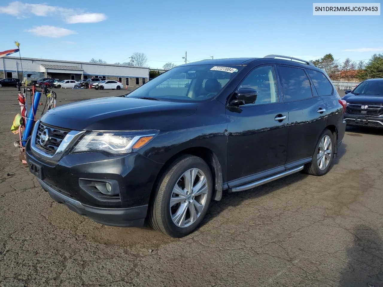 2018 Nissan Pathfinder S VIN: 5N1DR2MM5JC679453 Lot: 77727084