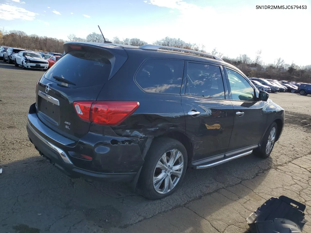 2018 Nissan Pathfinder S VIN: 5N1DR2MM5JC679453 Lot: 77727084