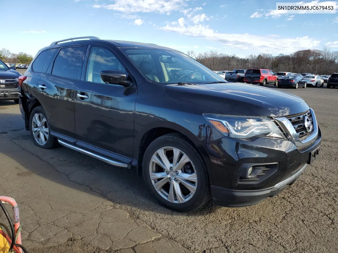 2018 Nissan Pathfinder S VIN: 5N1DR2MM5JC679453 Lot: 77727084