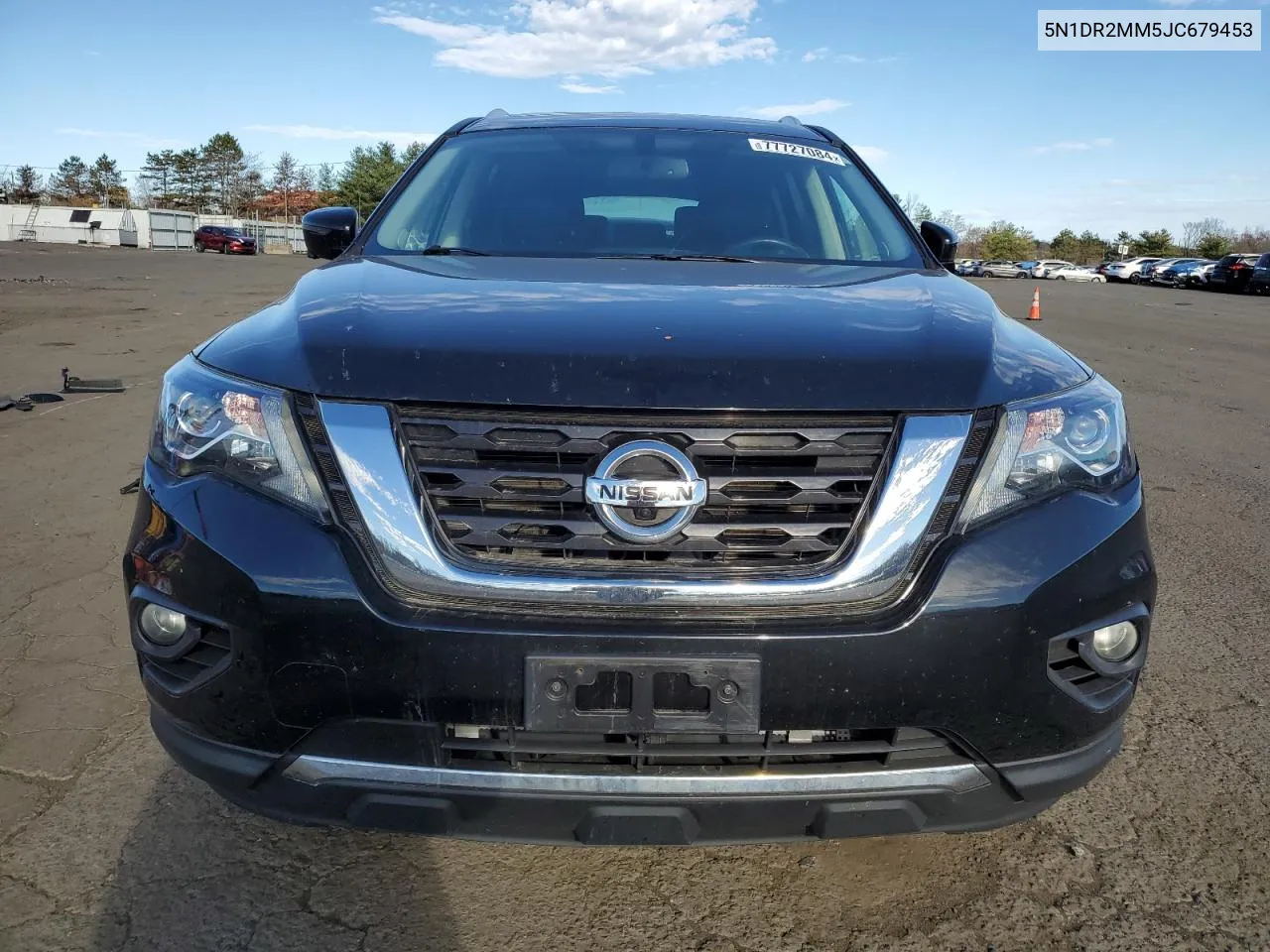 2018 Nissan Pathfinder S VIN: 5N1DR2MM5JC679453 Lot: 77727084