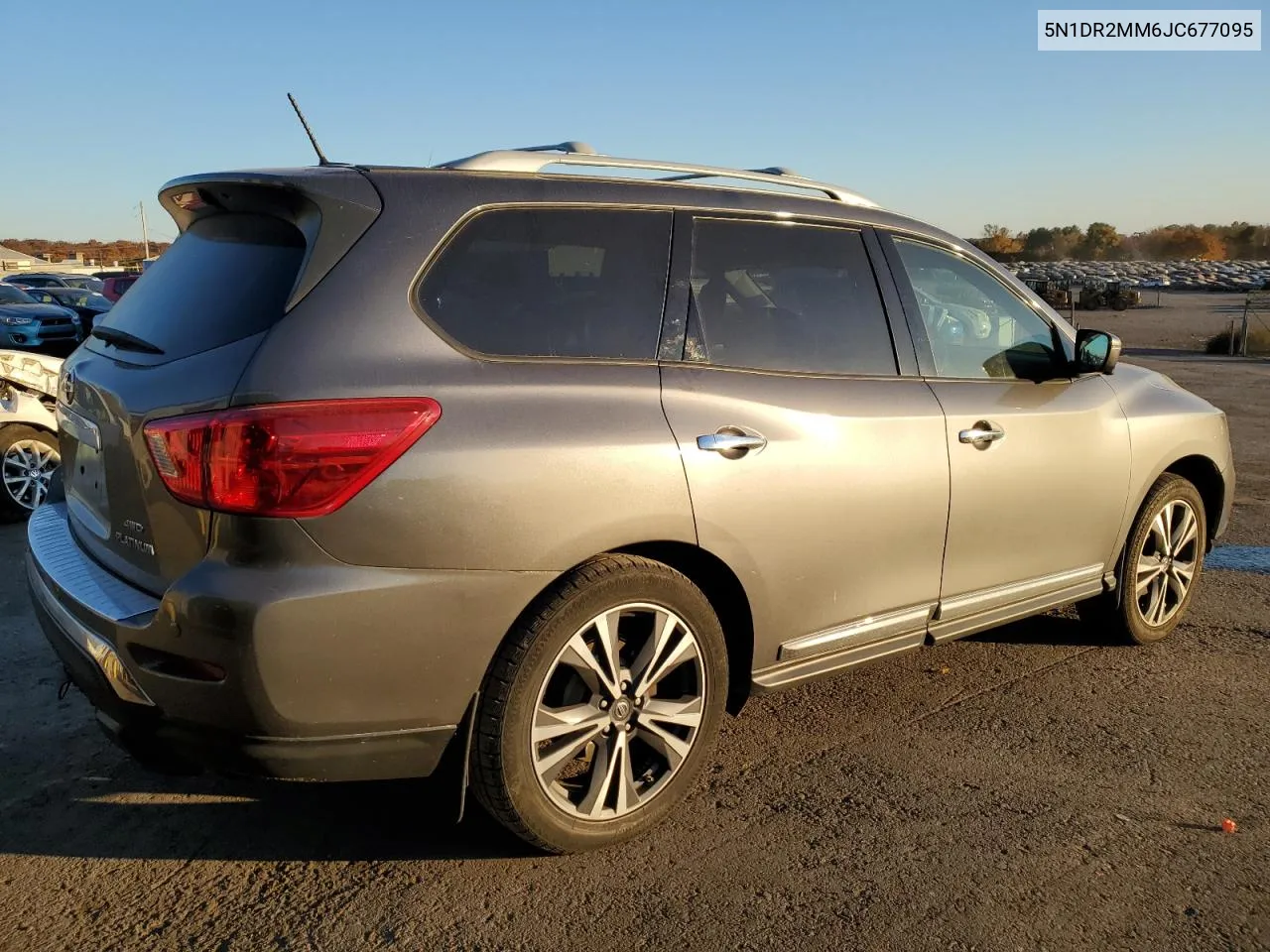 2018 Nissan Pathfinder S VIN: 5N1DR2MM6JC677095 Lot: 77811184