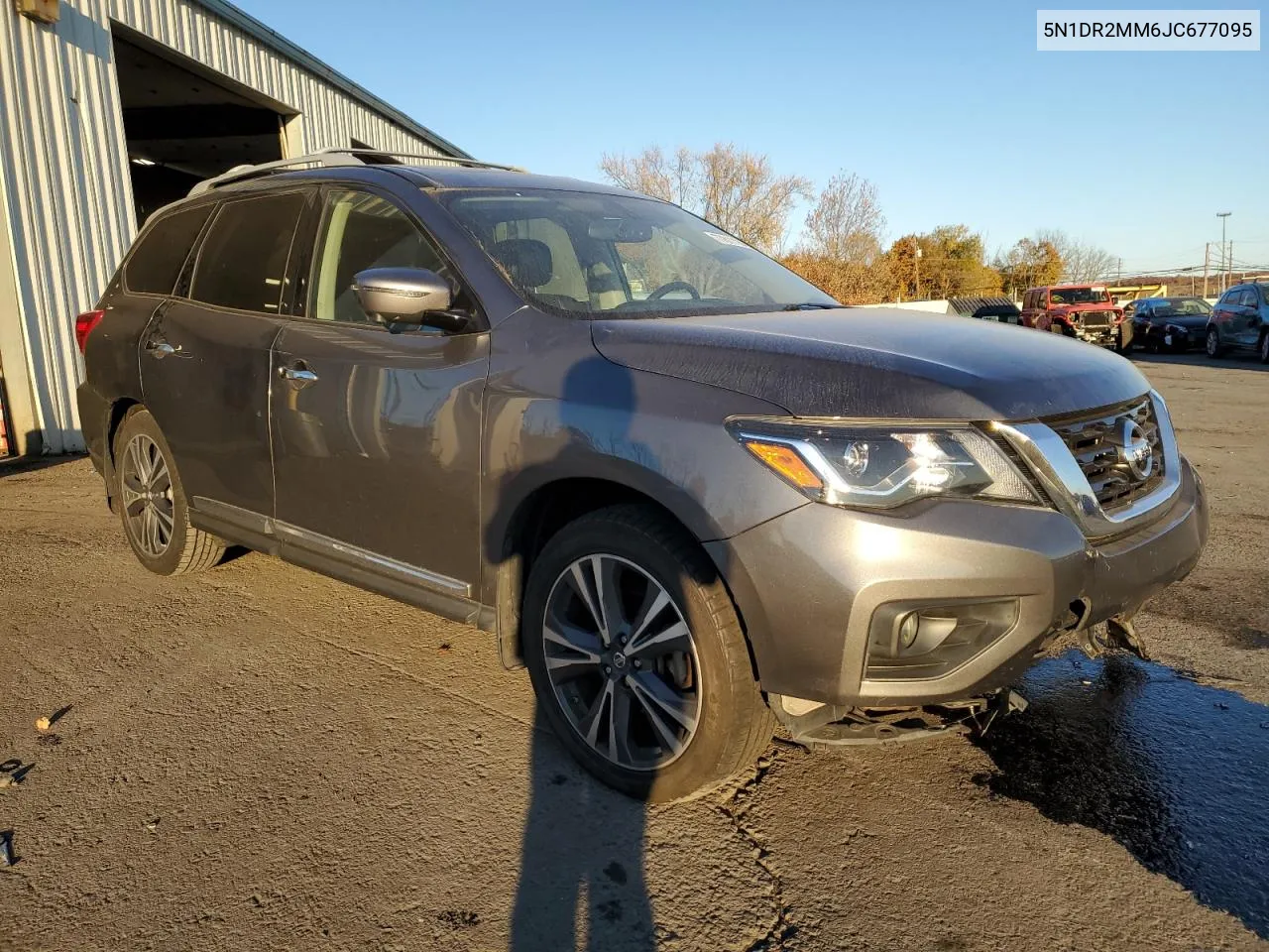 2018 Nissan Pathfinder S VIN: 5N1DR2MM6JC677095 Lot: 77811184