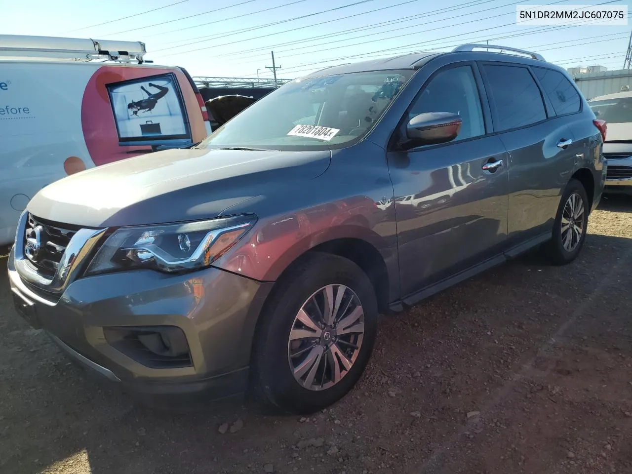 2018 Nissan Pathfinder S VIN: 5N1DR2MM2JC607075 Lot: 78201804