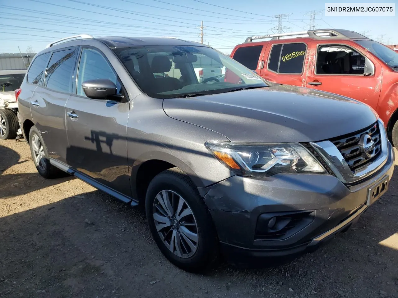 2018 Nissan Pathfinder S VIN: 5N1DR2MM2JC607075 Lot: 78201804