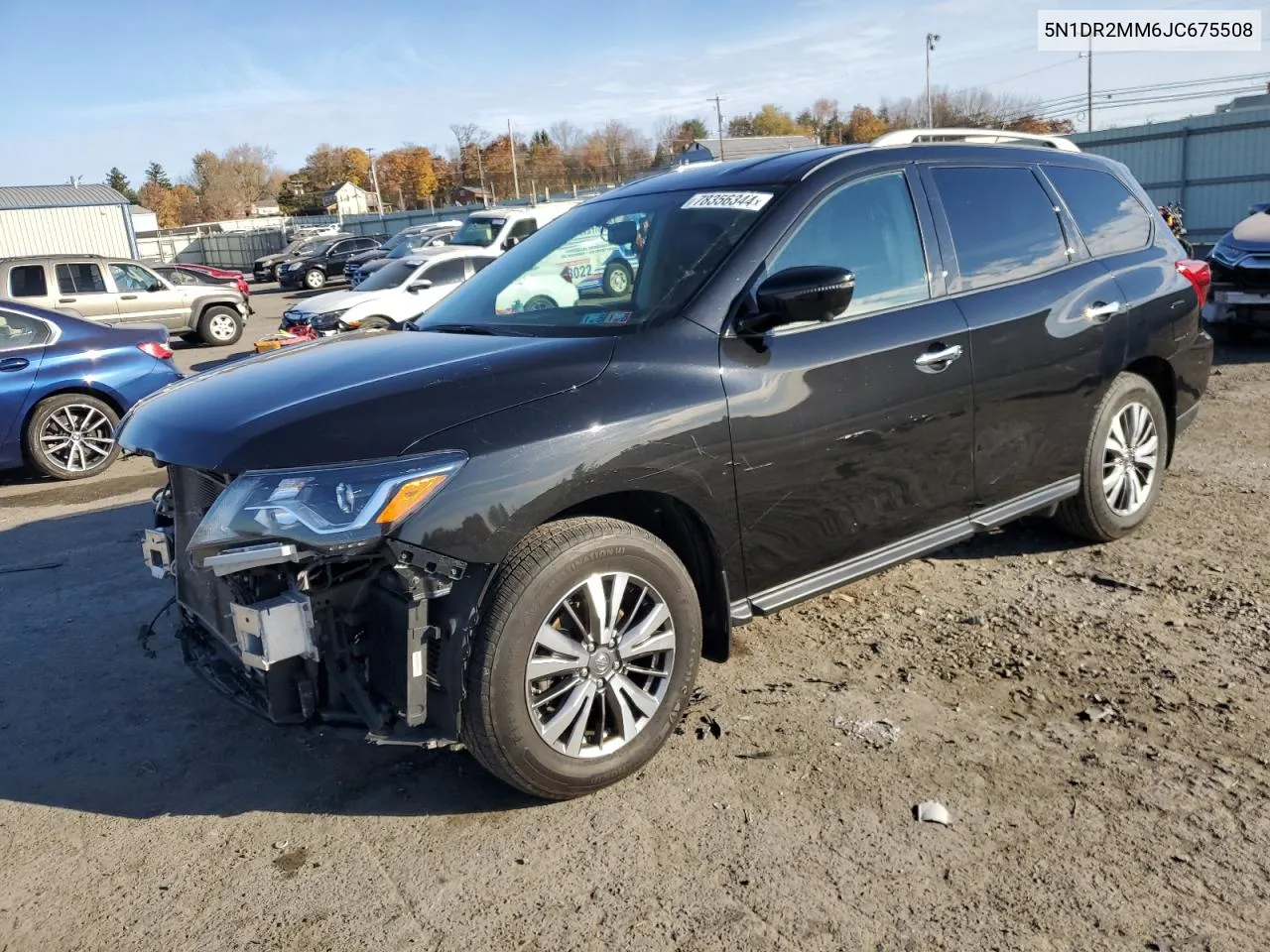 2018 Nissan Pathfinder S VIN: 5N1DR2MM6JC675508 Lot: 78356344