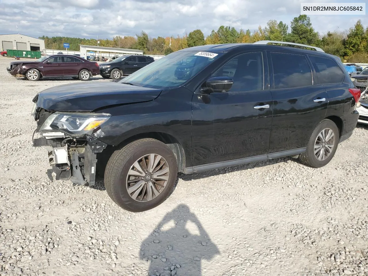 2018 Nissan Pathfinder S VIN: 5N1DR2MN8JC605842 Lot: 78389664