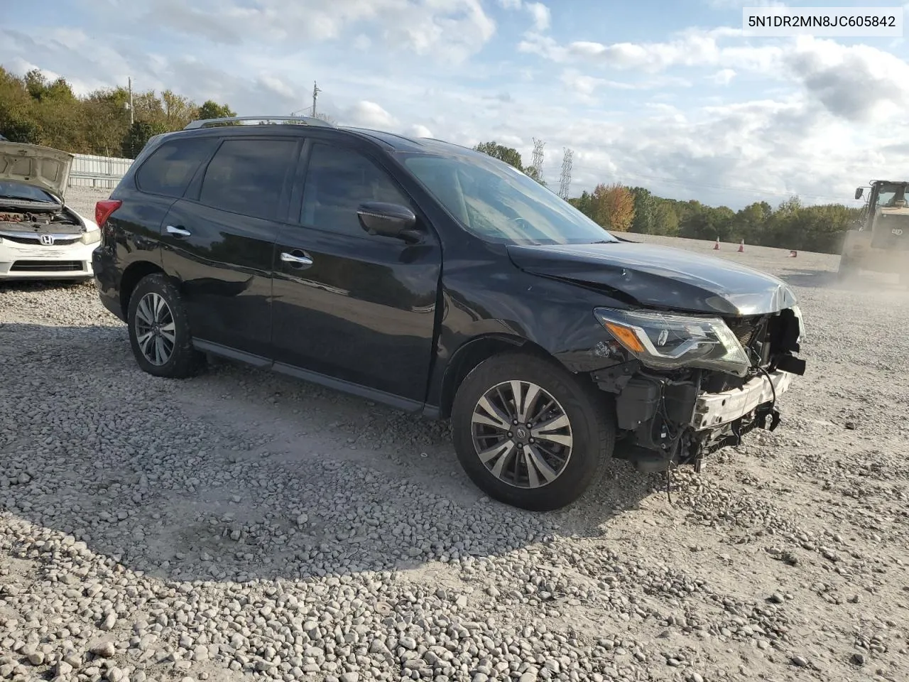 2018 Nissan Pathfinder S VIN: 5N1DR2MN8JC605842 Lot: 78389664