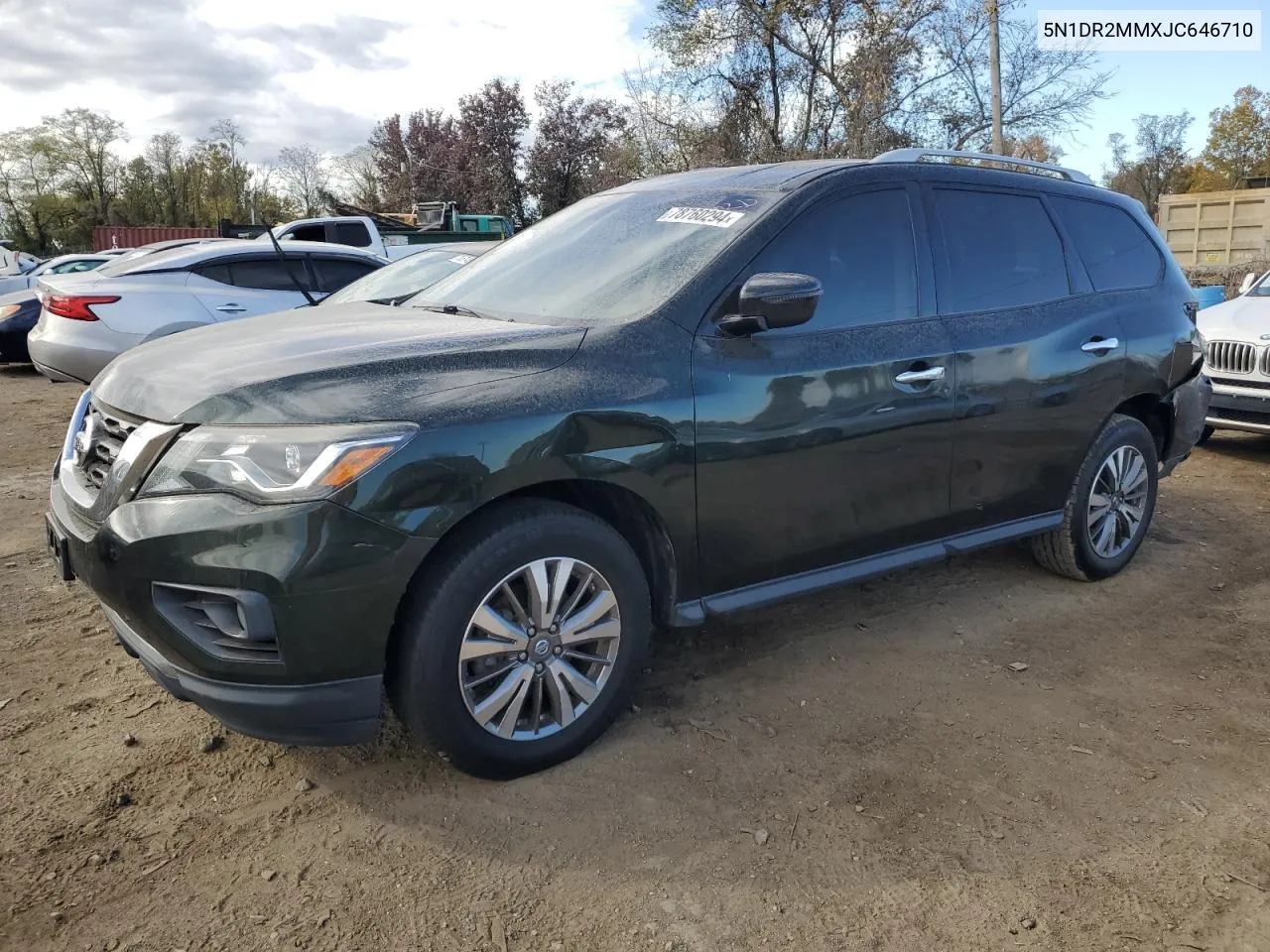 2018 Nissan Pathfinder S VIN: 5N1DR2MMXJC646710 Lot: 78760294