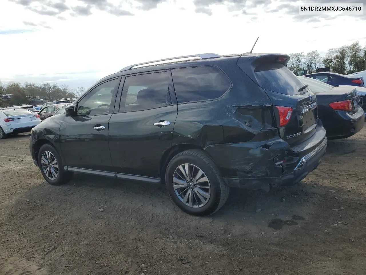 2018 Nissan Pathfinder S VIN: 5N1DR2MMXJC646710 Lot: 78760294