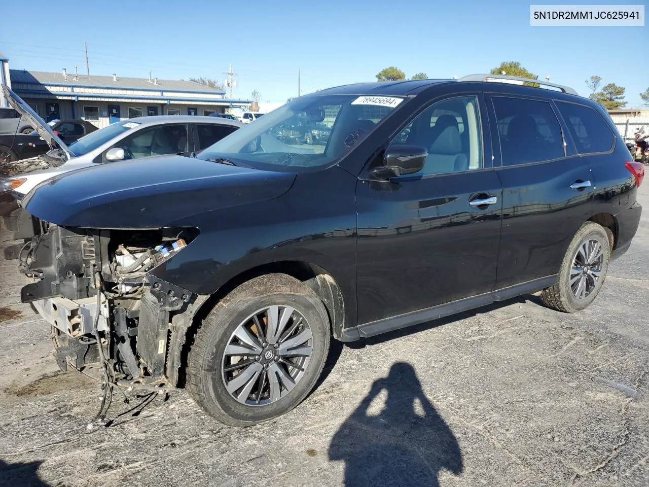 2018 Nissan Pathfinder S VIN: 5N1DR2MM1JC625941 Lot: 78945694