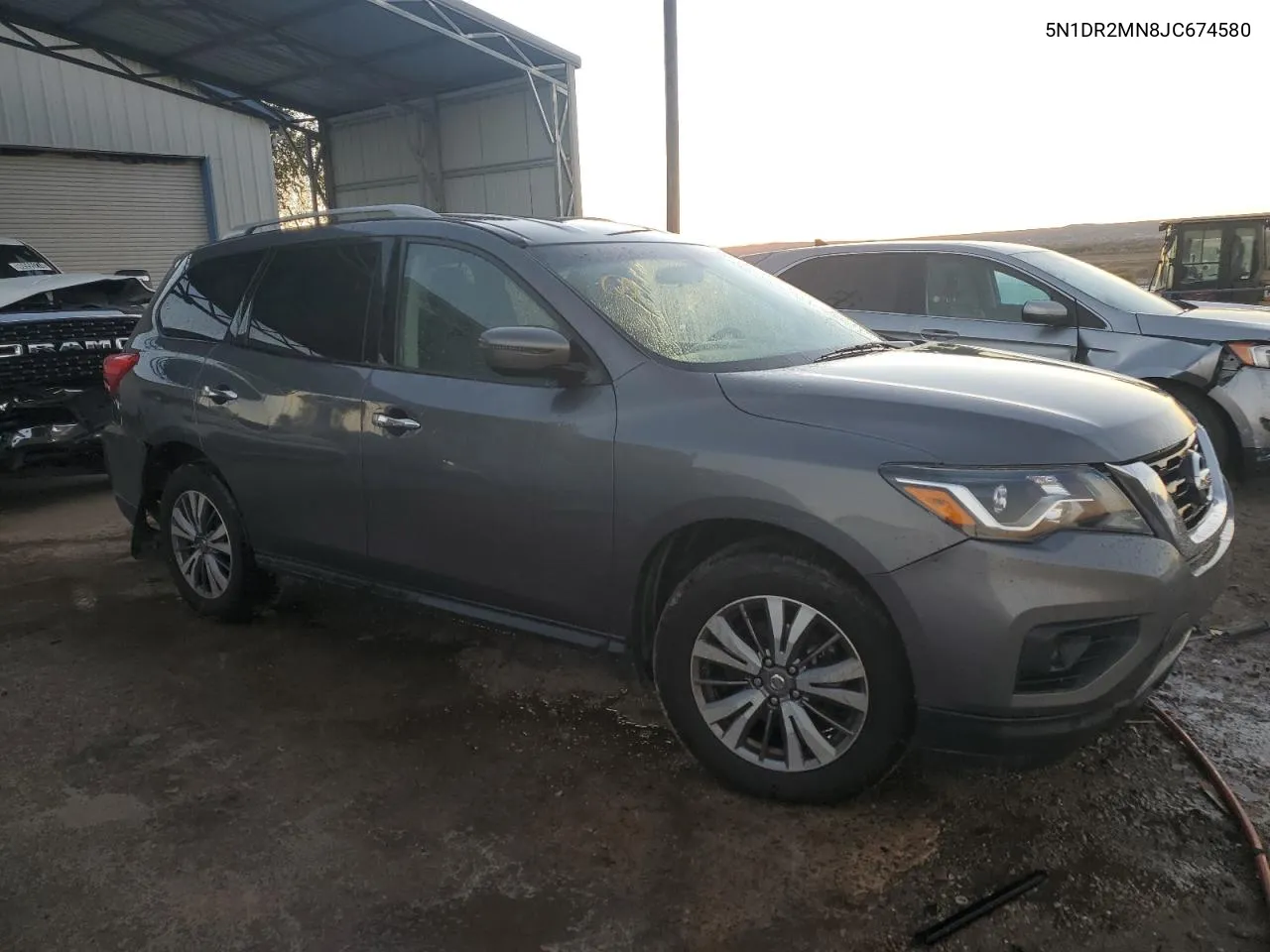 2018 Nissan Pathfinder S VIN: 5N1DR2MN8JC674580 Lot: 79087914