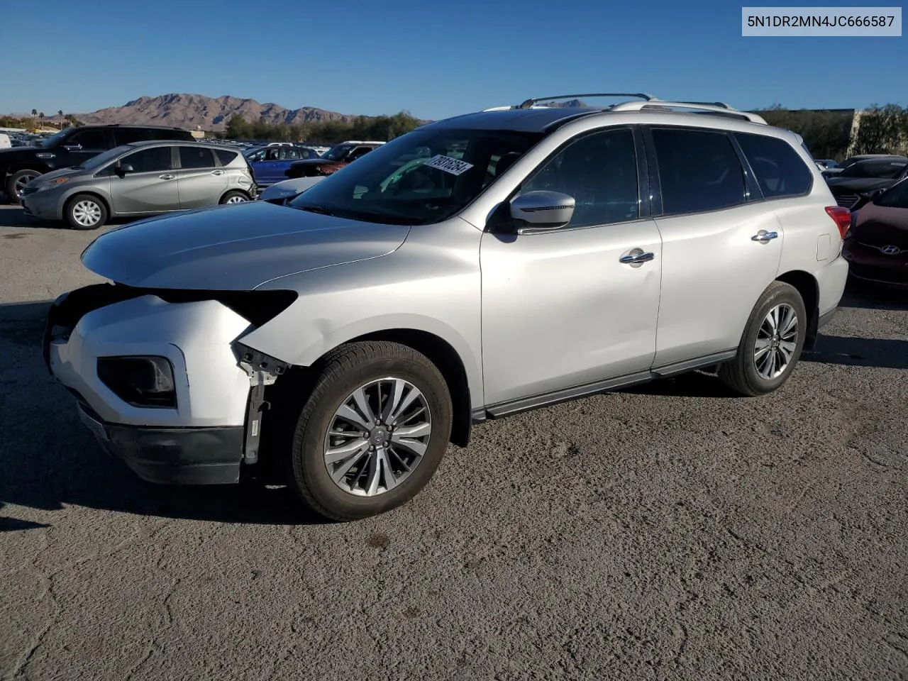 2018 Nissan Pathfinder S VIN: 5N1DR2MN4JC666587 Lot: 79316264