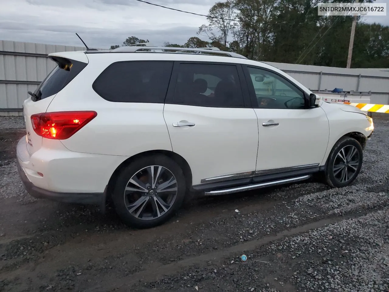 2018 Nissan Pathfinder S VIN: 5N1DR2MMXJC616722 Lot: 79329804