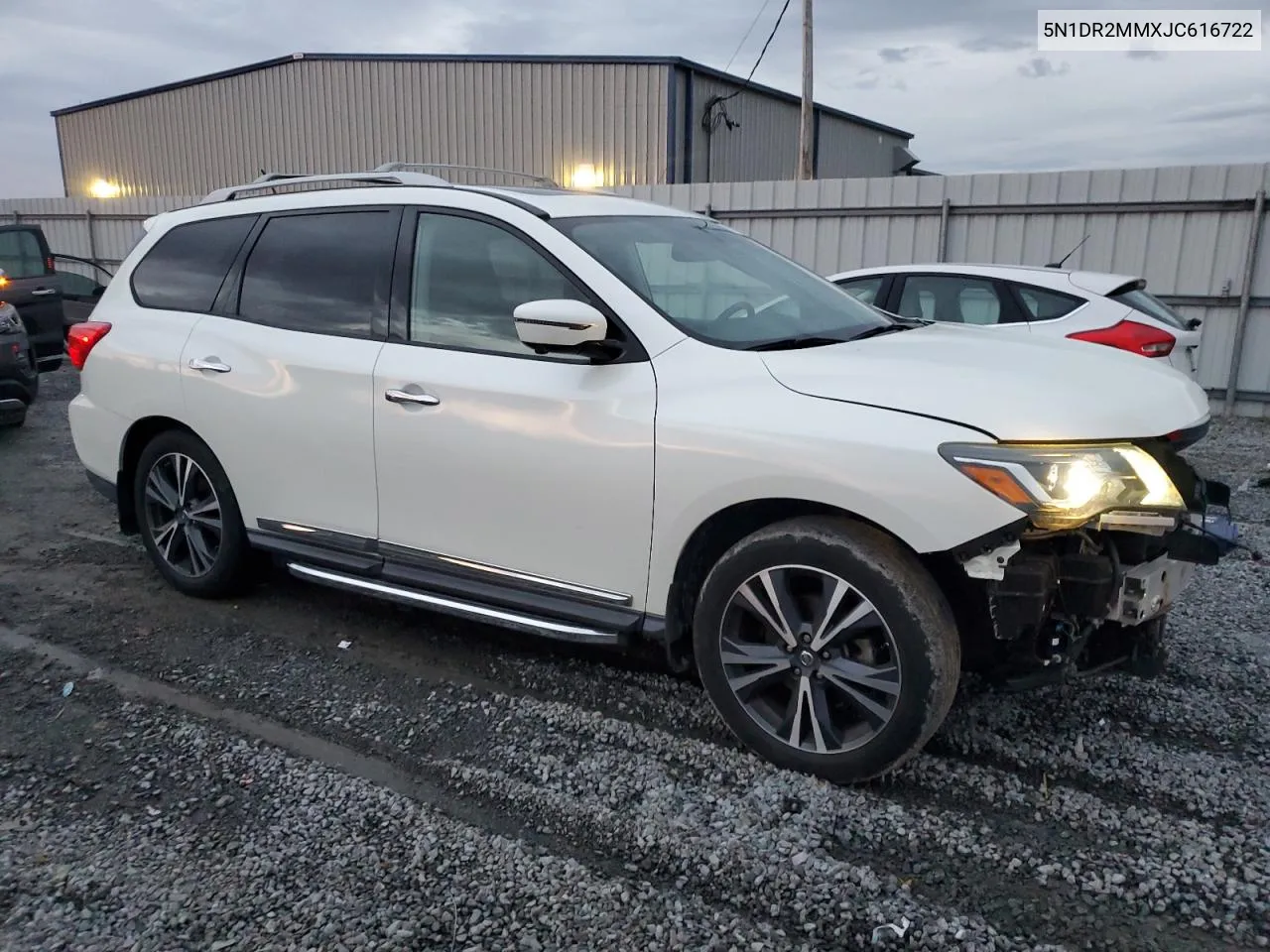 2018 Nissan Pathfinder S VIN: 5N1DR2MMXJC616722 Lot: 79329804