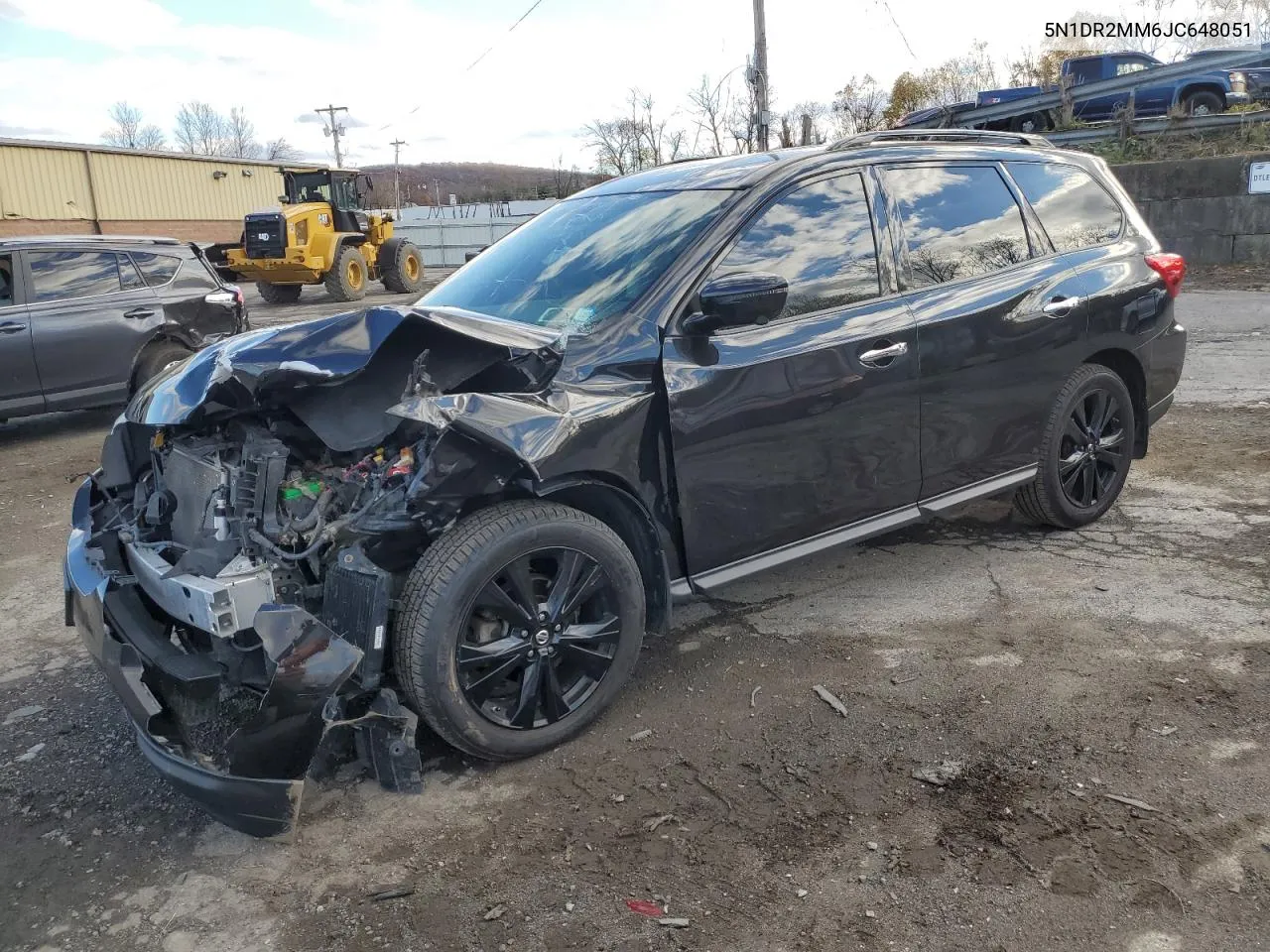 2018 Nissan Pathfinder S VIN: 5N1DR2MM6JC648051 Lot: 79357194