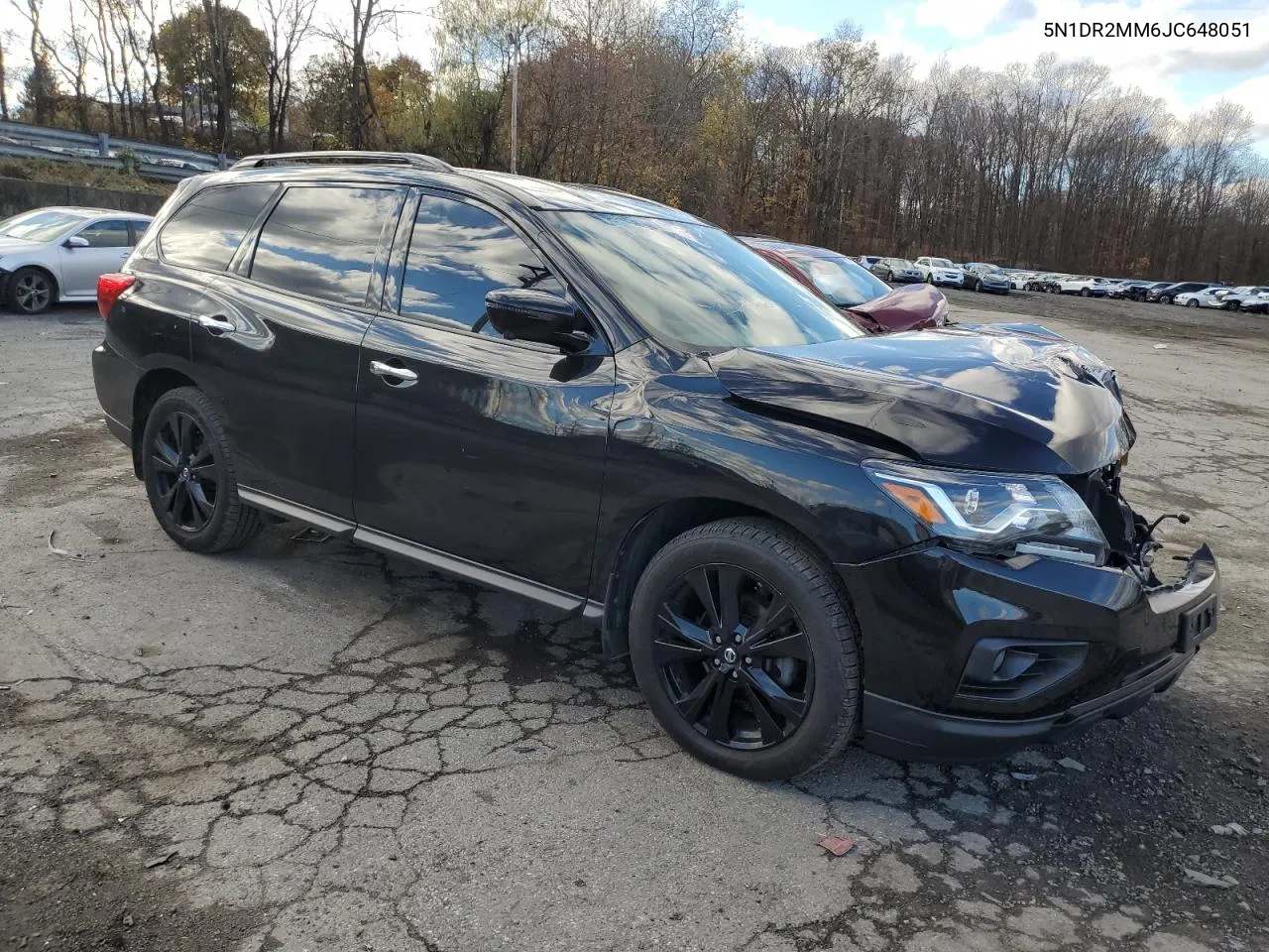 2018 Nissan Pathfinder S VIN: 5N1DR2MM6JC648051 Lot: 79357194