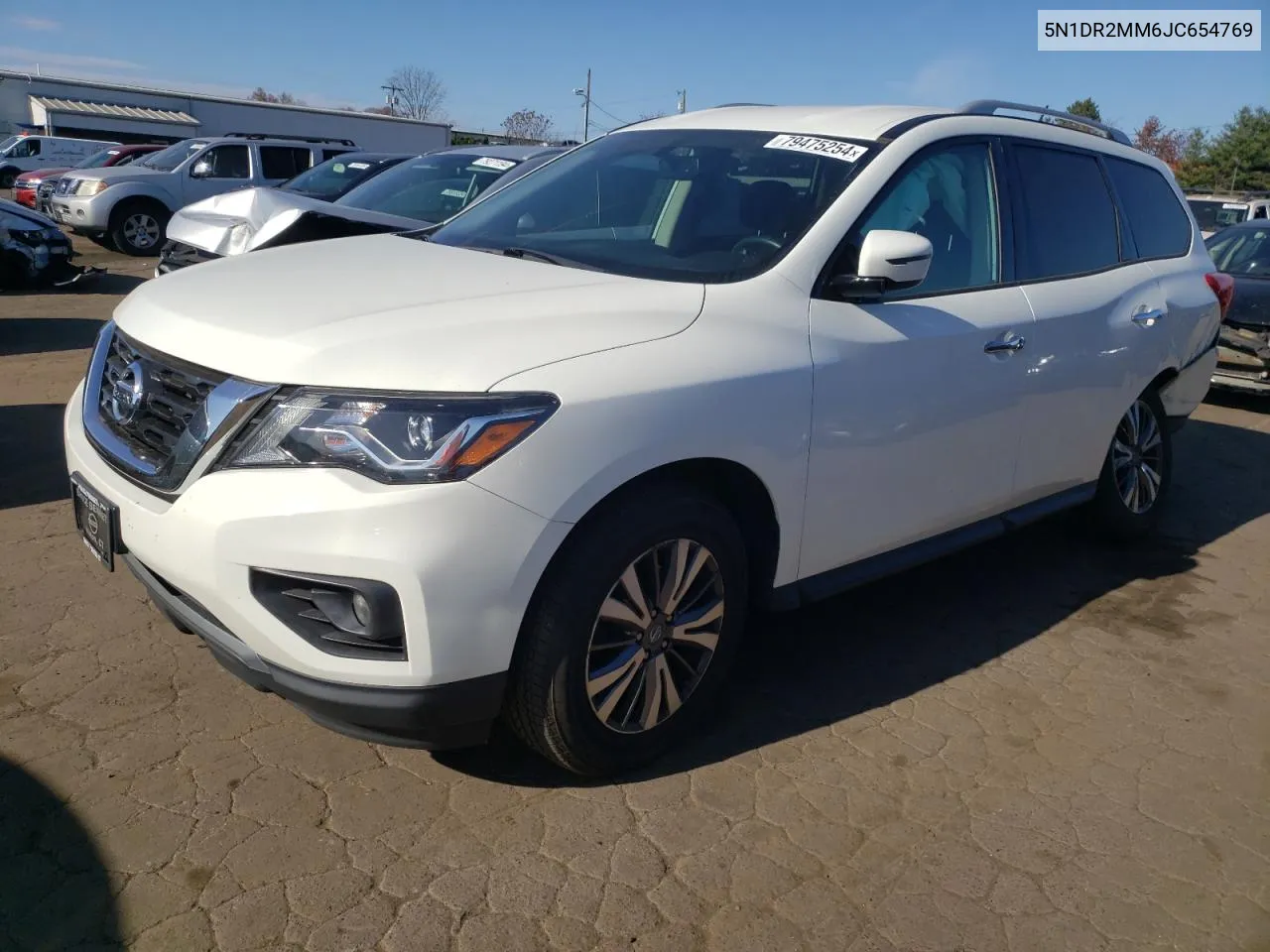 2018 Nissan Pathfinder S VIN: 5N1DR2MM6JC654769 Lot: 79475254