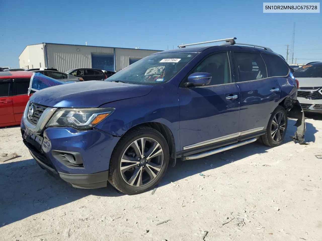 2018 Nissan Pathfinder S VIN: 5N1DR2MN8JC675728 Lot: 79697964