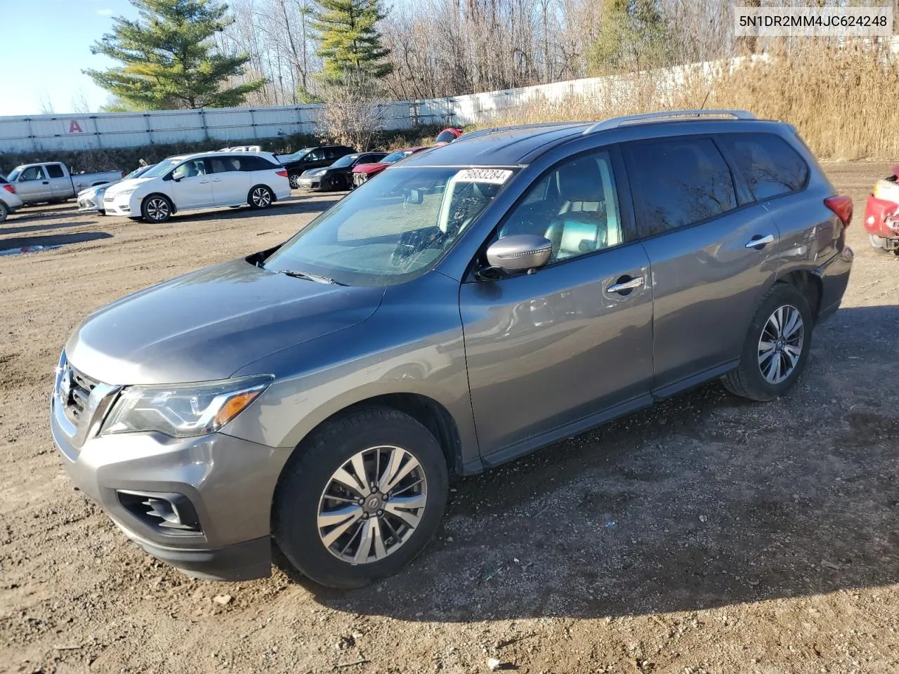 2018 Nissan Pathfinder S VIN: 5N1DR2MM4JC624248 Lot: 79883284