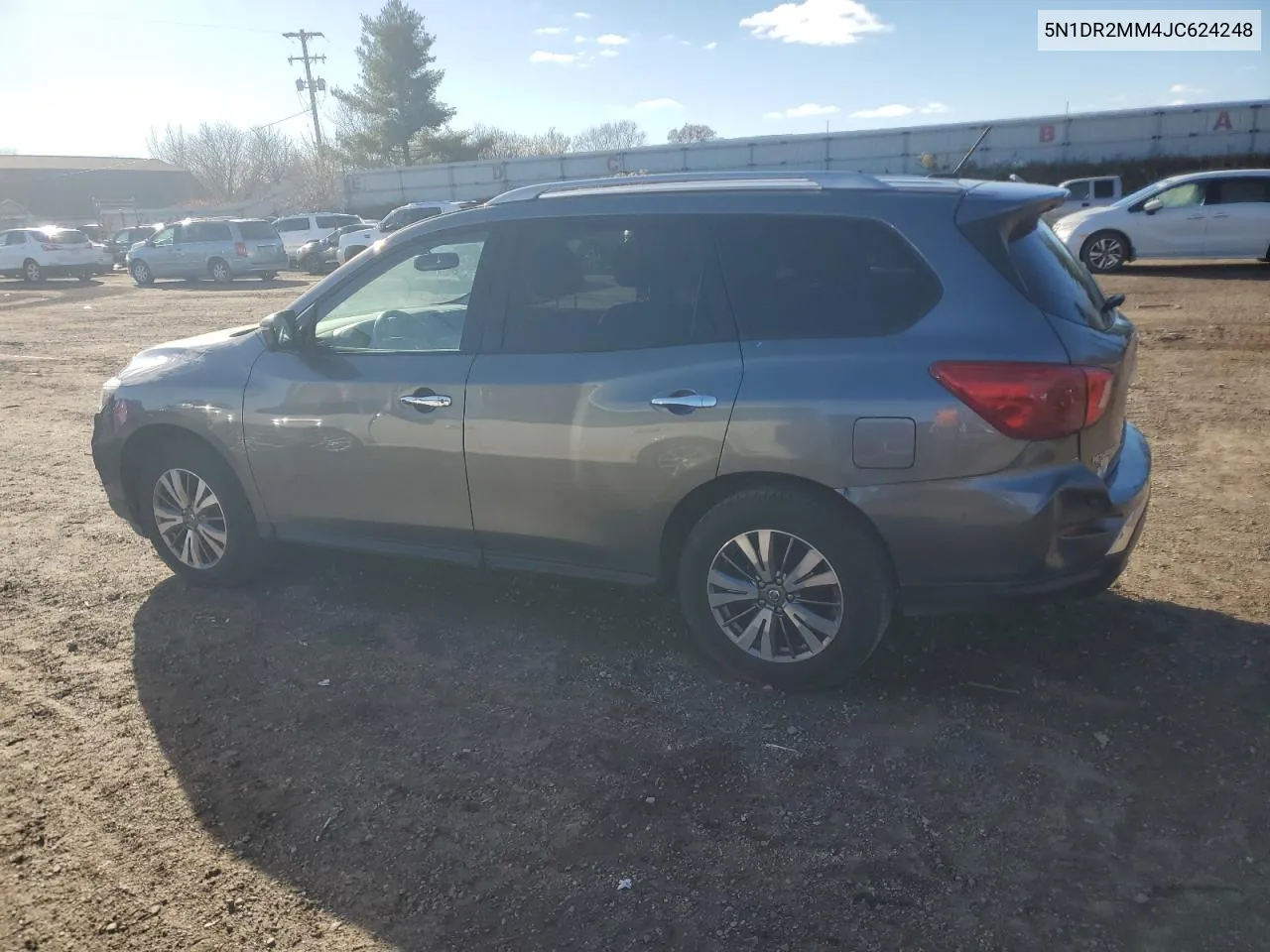 2018 Nissan Pathfinder S VIN: 5N1DR2MM4JC624248 Lot: 79883284