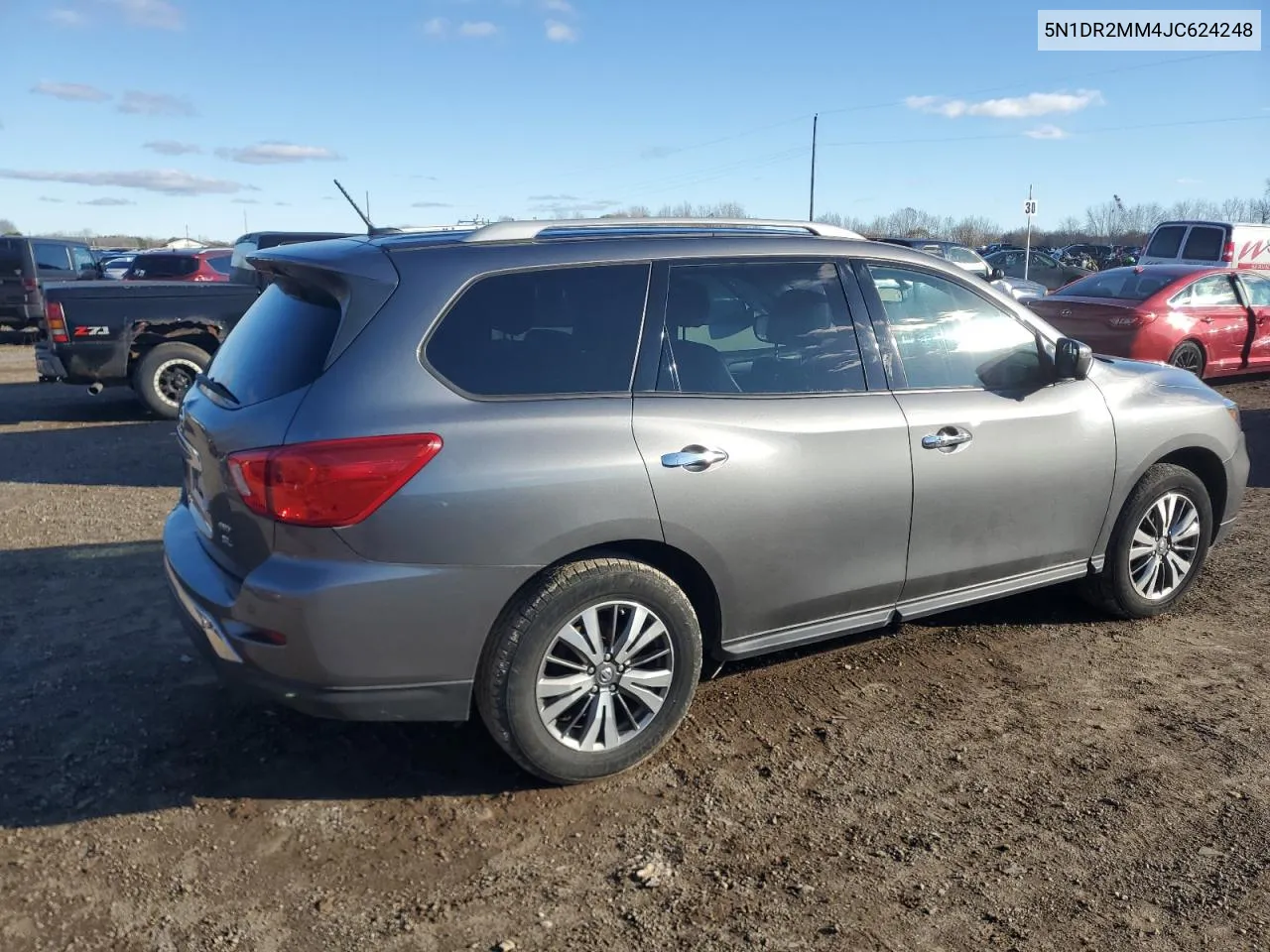 2018 Nissan Pathfinder S VIN: 5N1DR2MM4JC624248 Lot: 79883284