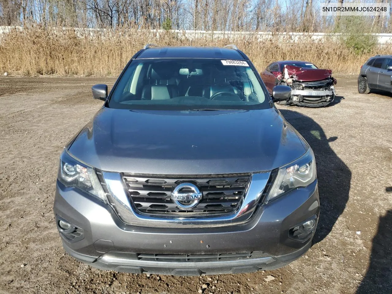 2018 Nissan Pathfinder S VIN: 5N1DR2MM4JC624248 Lot: 79883284