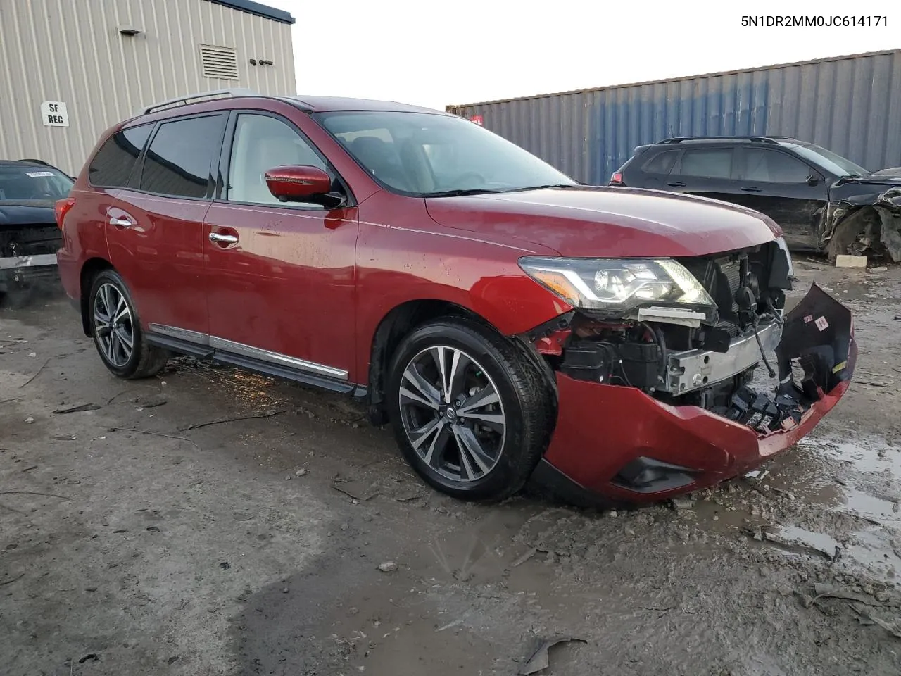 2018 Nissan Pathfinder S VIN: 5N1DR2MM0JC614171 Lot: 79904454