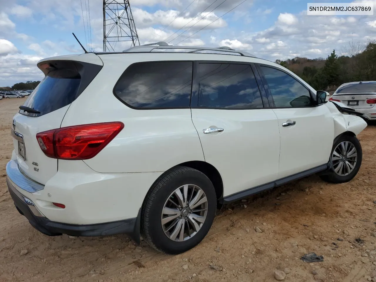 2018 Nissan Pathfinder S VIN: 5N1DR2MM2JC637869 Lot: 79934234