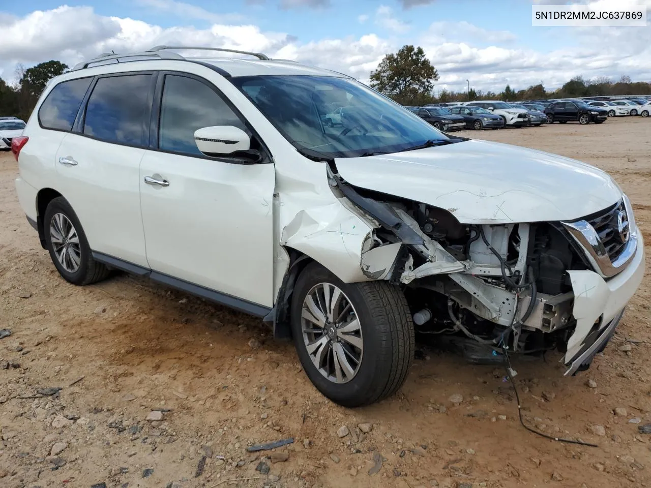 2018 Nissan Pathfinder S VIN: 5N1DR2MM2JC637869 Lot: 79934234