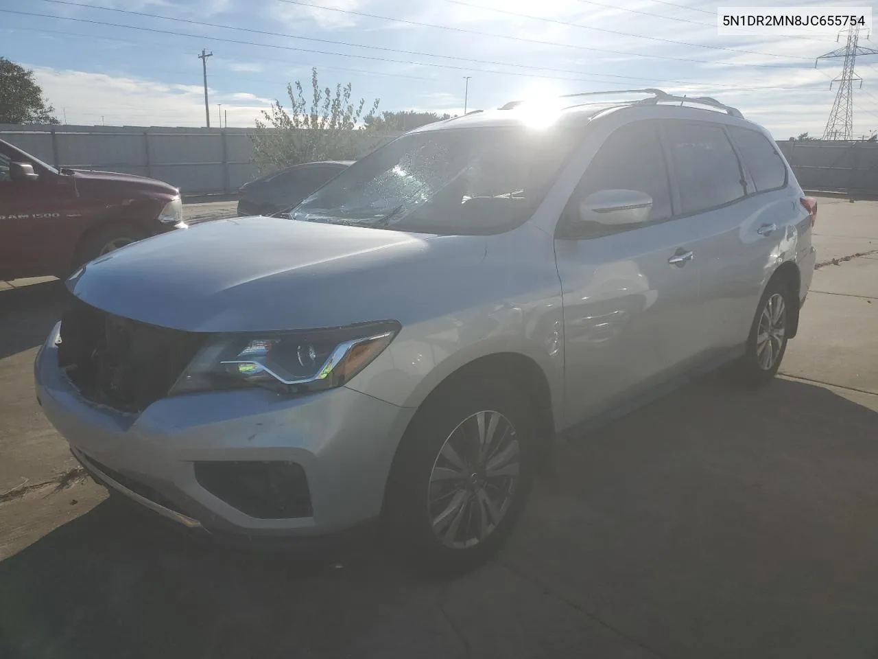 2018 Nissan Pathfinder S VIN: 5N1DR2MN8JC655754 Lot: 80032344