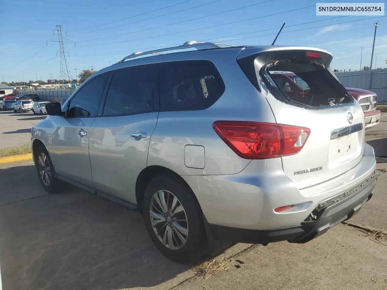 2018 Nissan Pathfinder S VIN: 5N1DR2MN8JC655754 Lot: 80032344