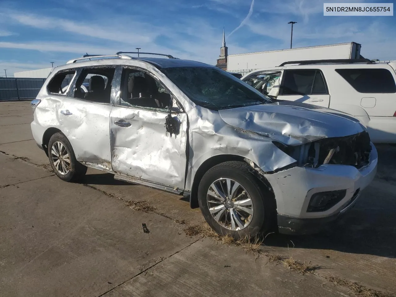 2018 Nissan Pathfinder S VIN: 5N1DR2MN8JC655754 Lot: 80032344